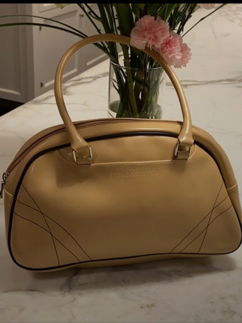 Leather Bowling bag